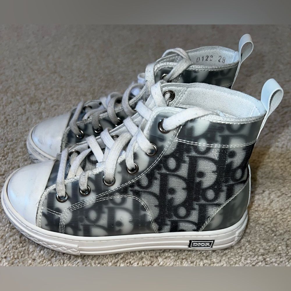 DIOR KIDS B23 HIGH TOP SNEAKER 28 - Picture 2 of 6